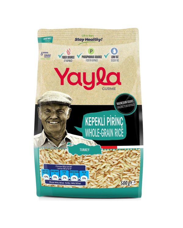Yayla Gurme Kepekli Pirinç 500gr