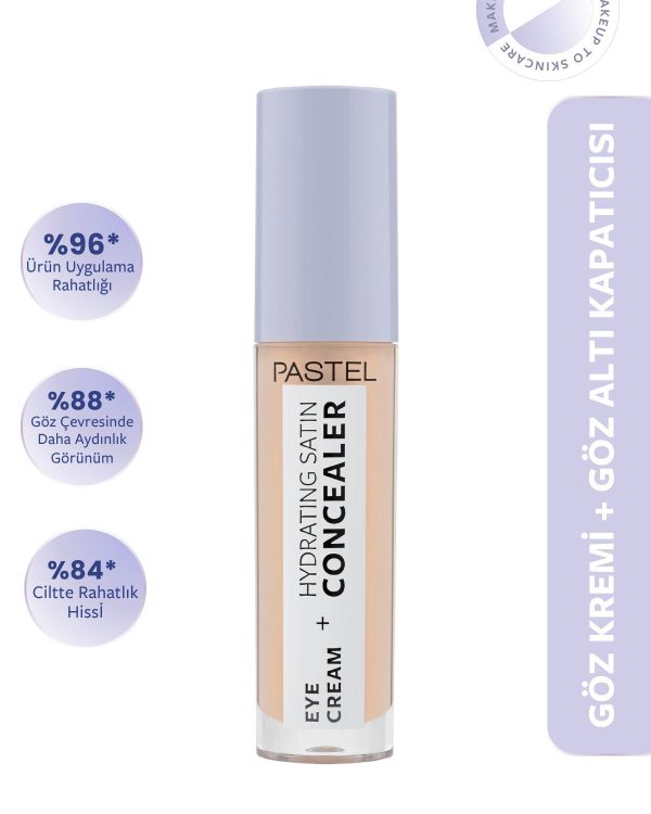 Pastel Eye Cream + Hydrating Satin Concealer 4,3ml N:61