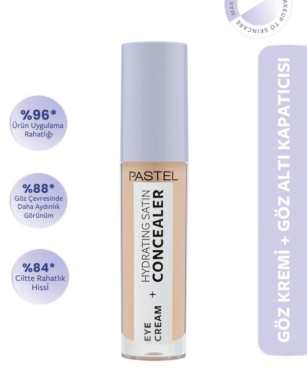 Pastel Eye Cream + Hydrating Satin Concealer 4,3ml N:62