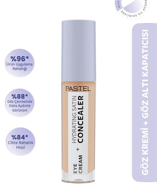 Pastel Eye Cream + Hydrating Satin Concealer 4,3ml N:63