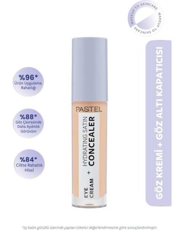 Pastel Eye Cream + Hydrating Satin Concealer 4,3ml N:65