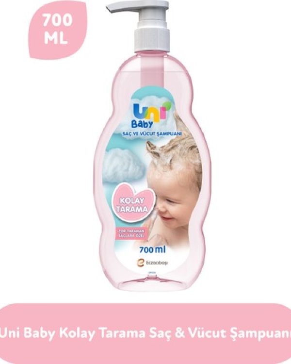 Uni Baby Saç ve Vücut Şampuanı Kolay Tarama 700ml